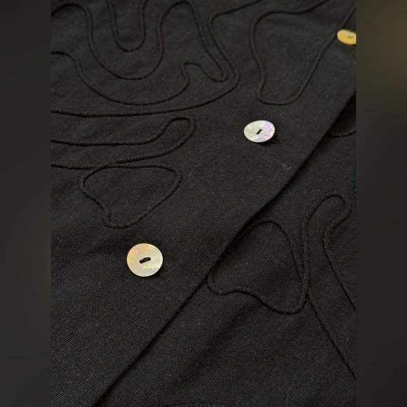 Linen Blend Textured Button-Up or Jacket m- L - Picture 9 of 17